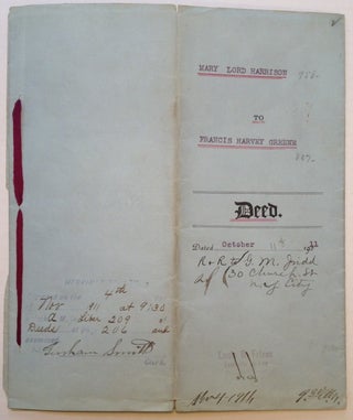 Signed Land Indenture