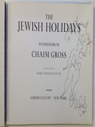 Item #113077 The Jewish Holidays. Chaim GROSS