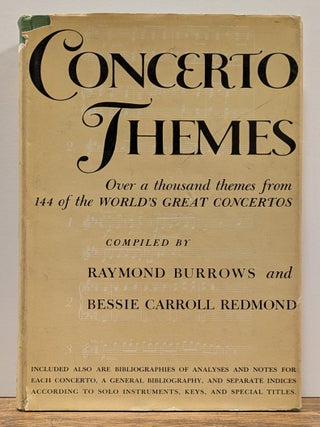 Item #114798 Concerto Themes. Raymond BURROWS, Bessie Carroll REDMOND, eds