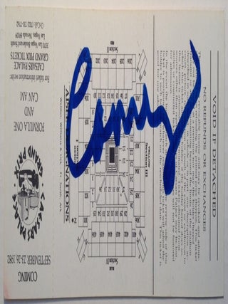 Original Signed Heavyweight Championship Ticket