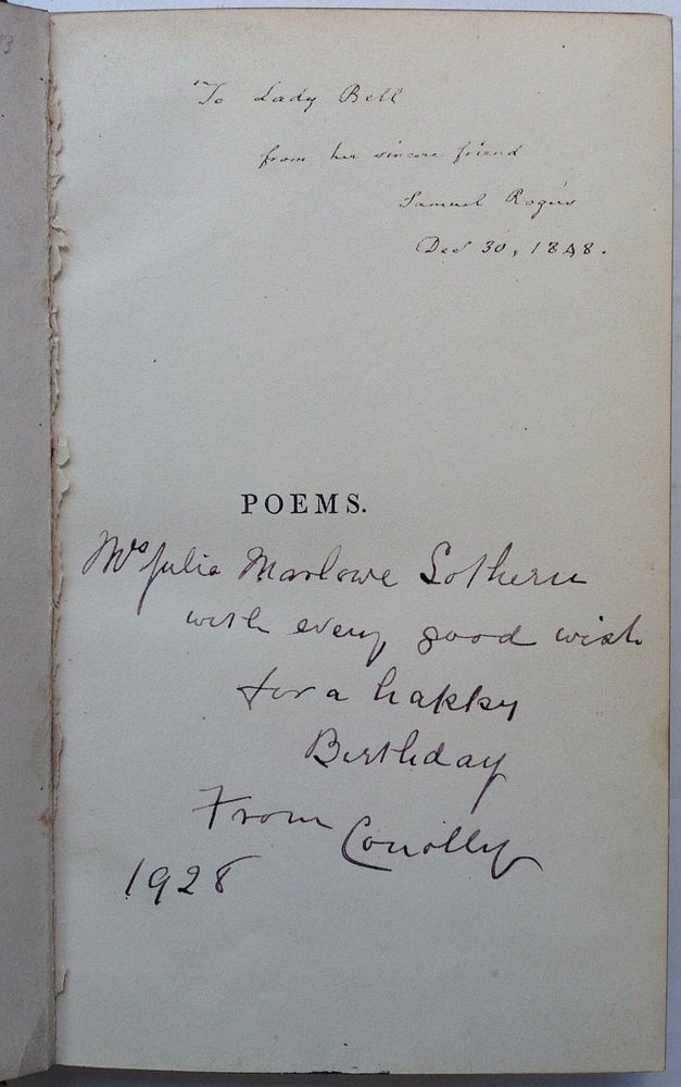Item #116810 Poems. Samuel ROGERS.