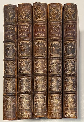 Item #133715 The Philosophical Works, in Five Volumes, Published by David Mallet. Henry St. John...