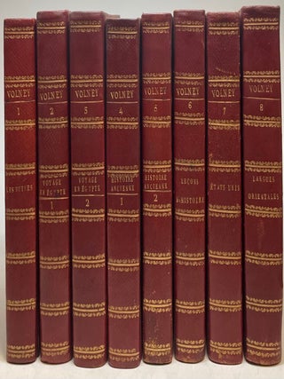 Item #135320 Oeuvres Completes. C. F VOLNEY