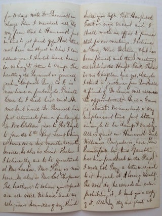 Lengthy Autographed Letter Signed on Union Army letterhead