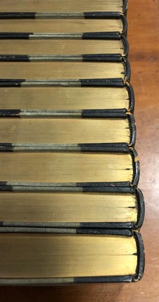 First Editions of various George Borrow Titles, Bound as Matching Set:; The Zincali, The Bible in Spain, Lavengro, The Romany Rye, Wild Wales, Romano Lavo-Lil.