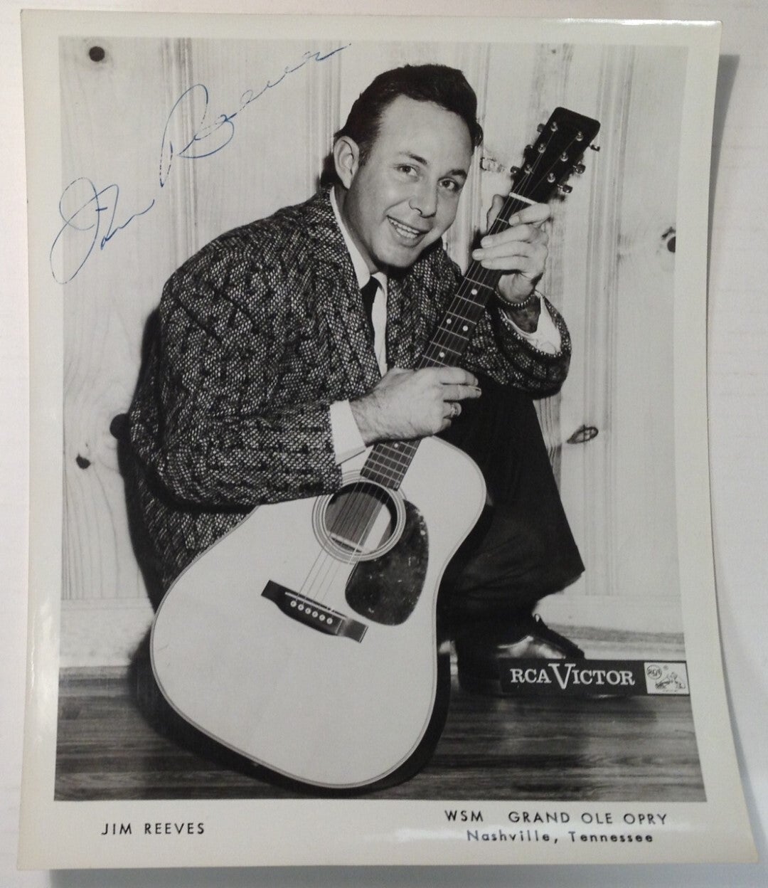 Jim Reed Signature Signed Photograph | Jim REEVES