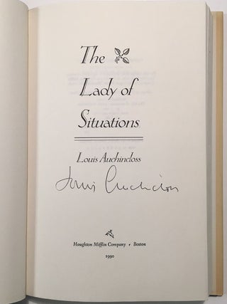 Item #150726 The Lady of Situations. Louis AUCHINCLOSS