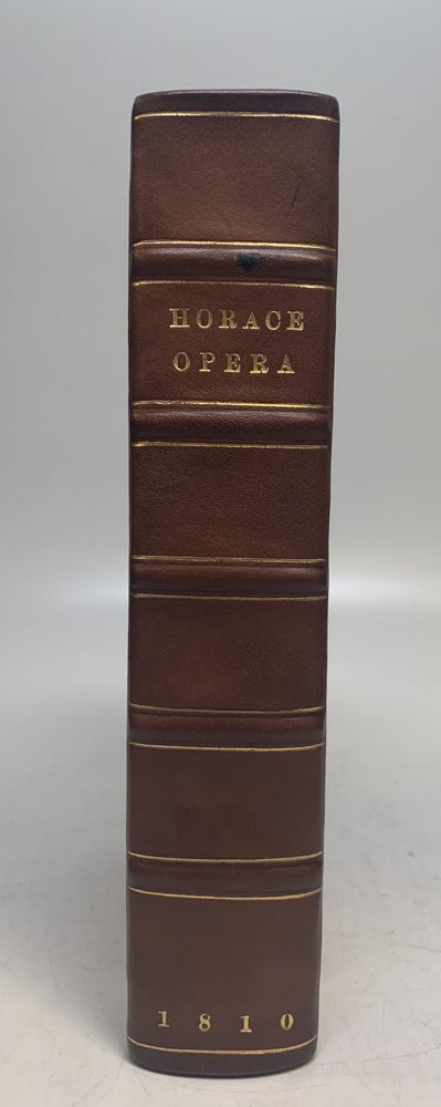 Item #153183 Quinti Horatii Flacci Opera.; Interpretatione et Notis Illustravit Ludovicus Desprez. HORACE.