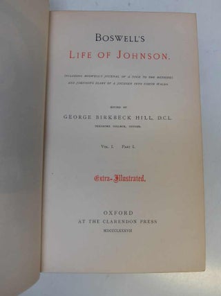 Life of Johnson, including Journal of a Tour to the Hebrides and Johnson's Diary of a Journey into North Wales.