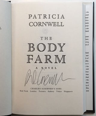 Item #157885 The Body Farm. Patricia CORNWELL