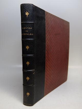Item #158887 L'Oeuvre Grave et Lithographie de Steinlen. E. DE CRAUZAT