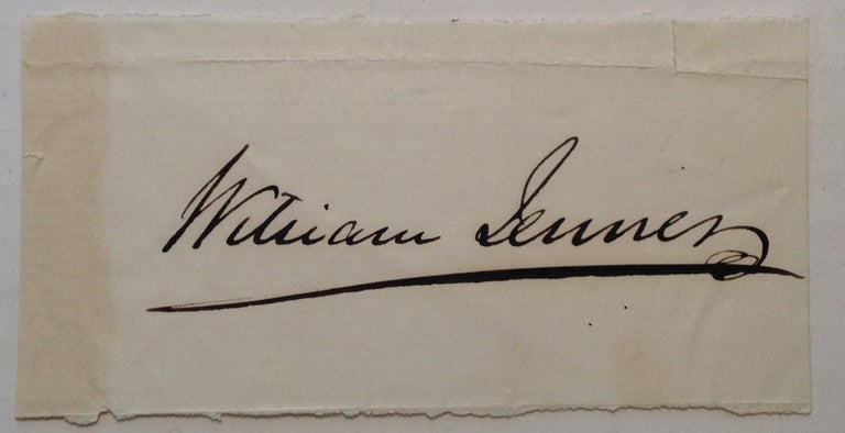 Item #160212 Clipped Signature. Sir William JENNER, 1815 - 1898.