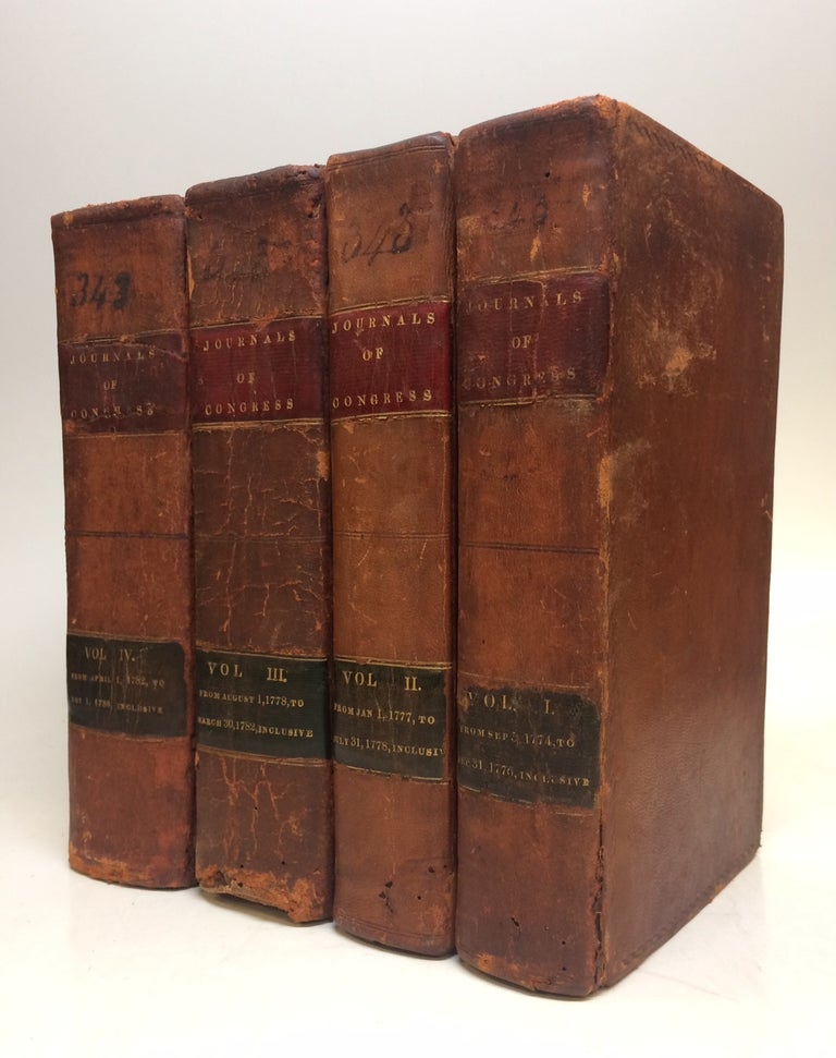 Item #167052 Journals of the American Congress: From 1774 to 1788. CONTINENTAL CONGRESS.