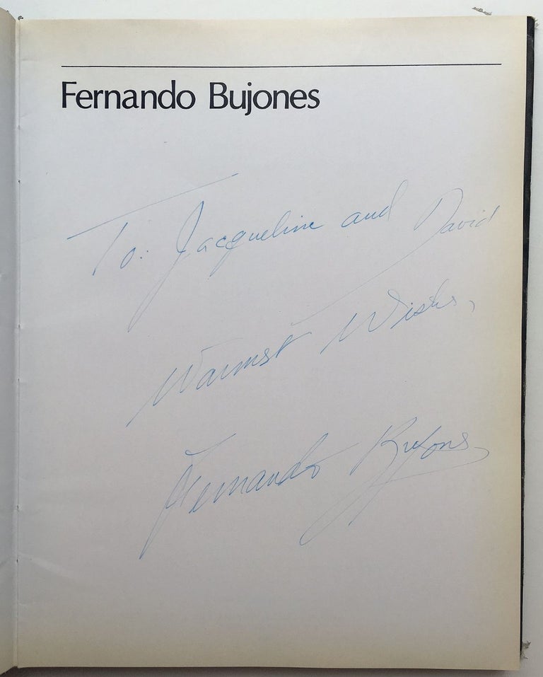 Item #167288 Fernando Bujones. Fernando BUJONES.