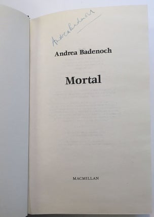 Item #167293 Mortal. Andrea BADENOCH