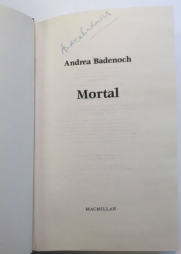 Item #167293 Mortal. Andrea BADENOCH.