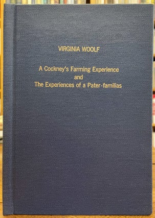 Item #167444 A Cockney's Farming Experiences. Virginia WOOLF