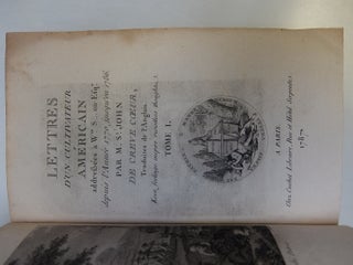 Lettres d'un Cultivateur Americain...depuis l'Annee 1770, jusqu'en 1786.
