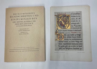 Die Illuminierten Handschriften und Einzelminiaturen des Mittlealters und der Renaissance in Frankfurter Besitz.