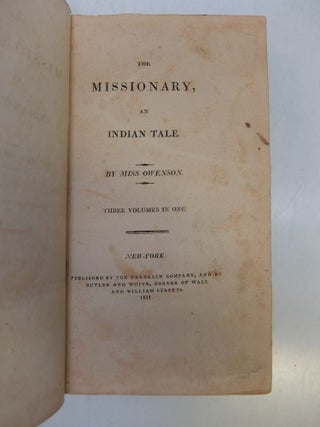The Missionary; an Indian Tale.