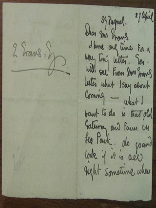 Item #200416 Autographed Letter Signed. Kate GREENAWAY