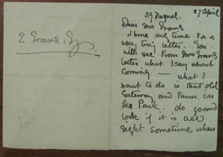Item #200416 Autographed Letter Signed. Kate GREENAWAY, 1846 - 1901
