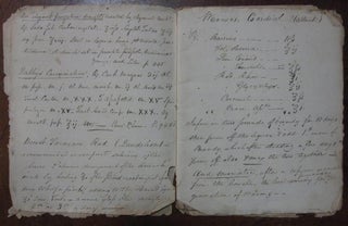 Handwritten Booklet of 19th-Century Traditional Remedy Recipes