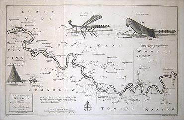 Item #202068 A Map of the River Gambra from Eropina to Barrakunda. Thomas KITCHIN.