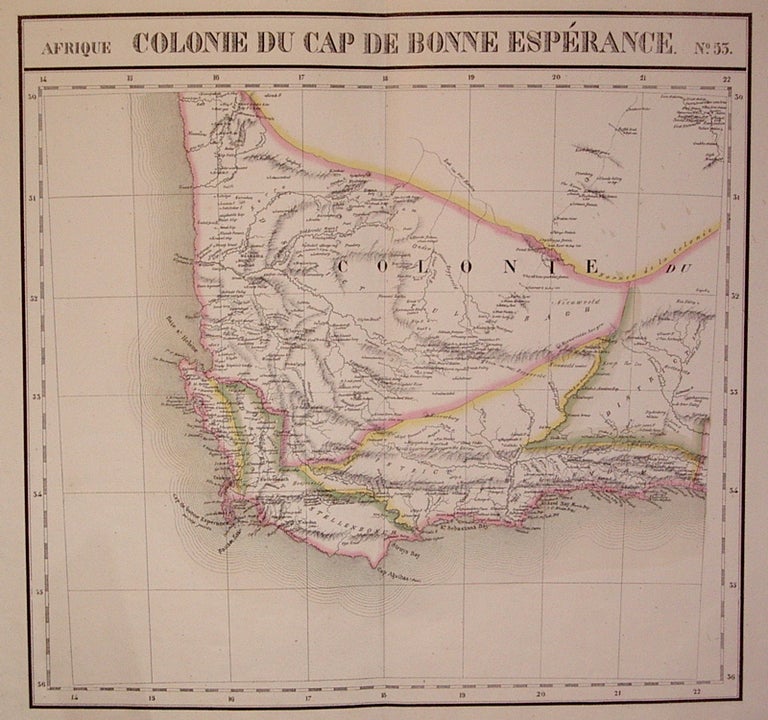 Item #202230 Colonie du Cap de Bonne Esperance. Afrique. No. 53. Phillippe Marie VANDERMAELEN.
