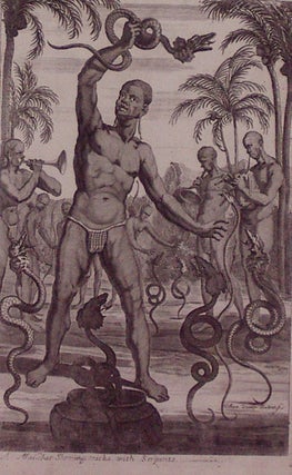 Item #202684 A Malabar Showing Tricks with Serpents. Johan NIEUHOFF