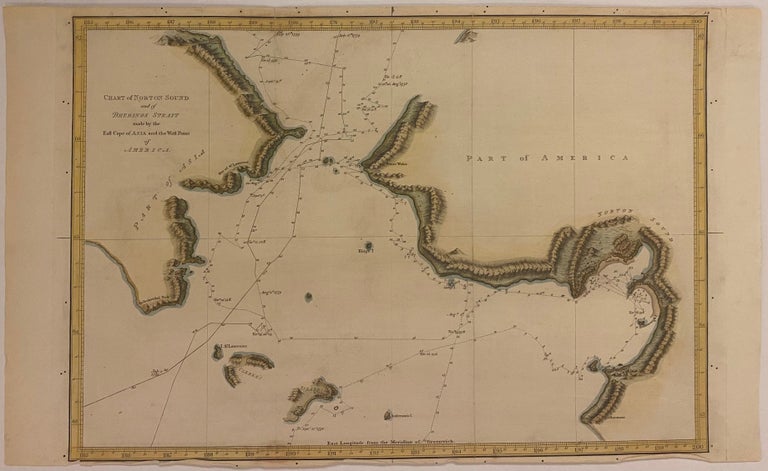Item #202841 Chart of Norton Sound and of Bherings Strait made by the East Cape of Asia and the West Point of America. James COOK.