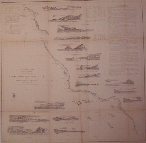 Item #202862 Reconnaissance of the Western Coast of the United States from San Francisco to San Diego. A. D. BACHE.