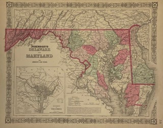 Item #202870 Johnson's Delaware and Maryland. JOHNSON, WARD