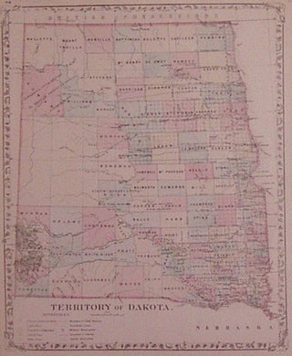 Item #202875 Territory of Dakota. Samuel Augustus Jr MITCHELL