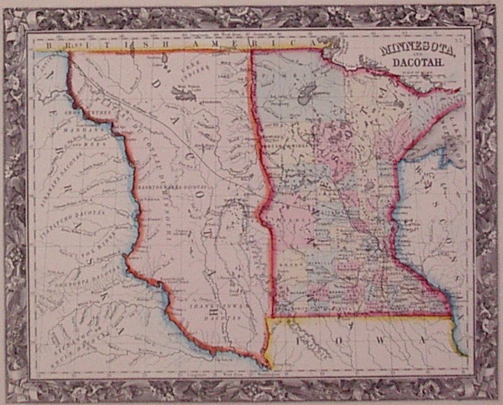 Item #202878 Minnesota, and Dacotah. Samuel Augustus Jr MITCHELL.