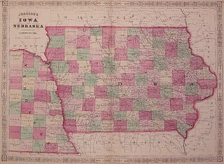 Item #203000 Johnson's Iowa and Nebraska. A. J. JOHNSON
