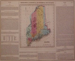 Item #203116 Geographical, Statistical, and Historical Map of Maine. CAREY, LEA