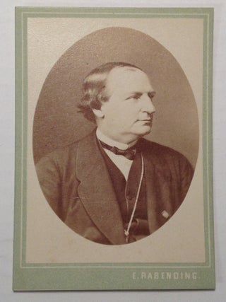 Item #203130 Inscribed Photocard. Franz Wilhelm ABT