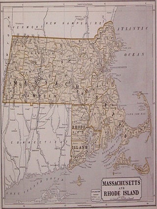 Item #203147 Massachusetts and Rhode Island. Sidney Edwards MORSE