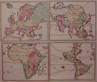 Item #203165 Untitled (World Map The Four Continents). HOMANN HEIRS