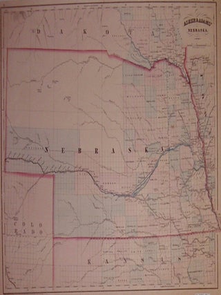Item #203343 Asher & Adams' Nebraska. ASHER, ADAMS