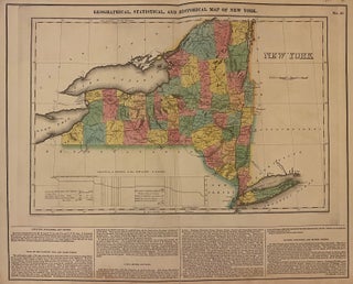 Item #203344 Geographical, Statistical, and Historical Map of New York. CAREY, LEA
