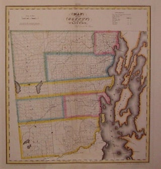 Item #203497 Map of the County of Clinton. David H. BURR