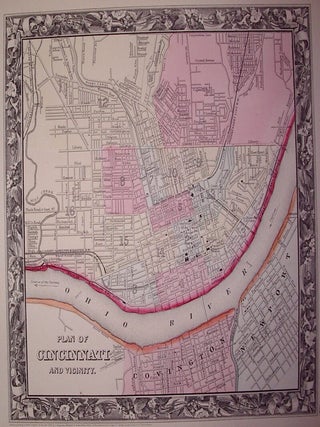 Item #203533 Plan of Cincinnati and Vicinity. Samuel Augustus Jr MITCHELL