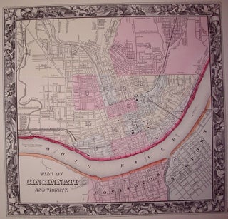 Item #203533 Plan of Cincinnati and Vicinity. Samuel Augustus Jr MITCHELL