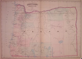 Item #203539 Asher & Adams' Oregon. ASHER, ADAMS