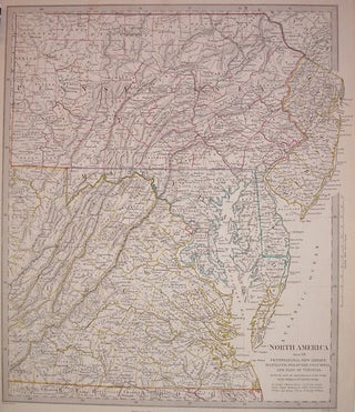 Item #203627 North America Sheet VII Pennsylvania, New Jersey, Maryland, Delaware, Columbia and...