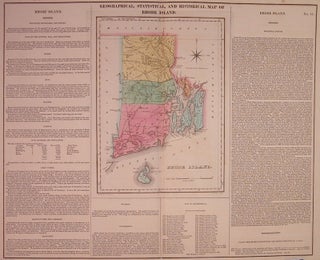 Item #203675 Geographical, Historical, and Statistical Map of Rhode Island. CAREY, LEA