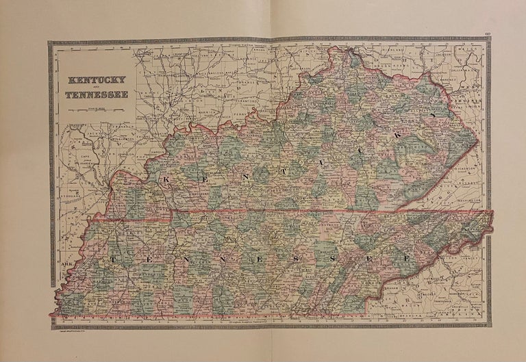 Item #203695 Kentucky and Tennessee. William M. BRADLEY.