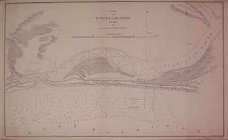 Item #203761 Survey of the Entrance to Milwaukie Wisconsin. A. J. CENTER, E. ROSE